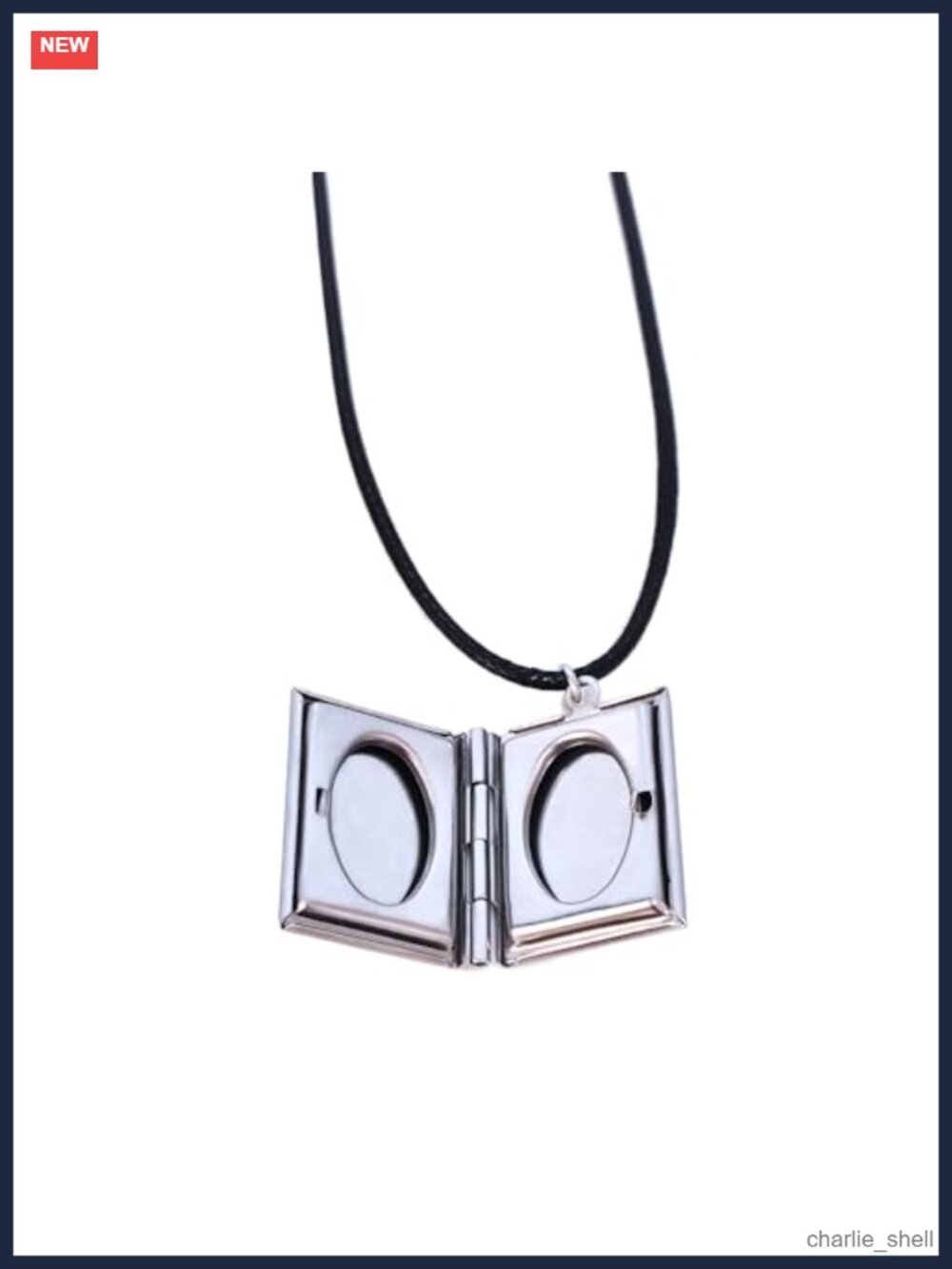 Anime Aoi Todo Square Pendant Necklace Zinc Alloy Cosplay Charm